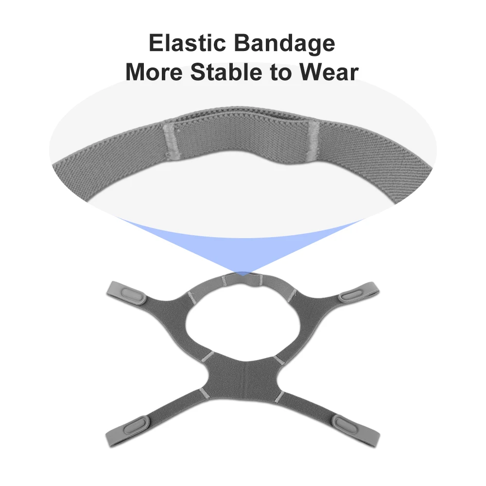1/2pcs Elastic Head Band CPAP Headgear for Wisp Ventilator Nasal Pillow Mask Headband Straps CPAP Replacement Accessories