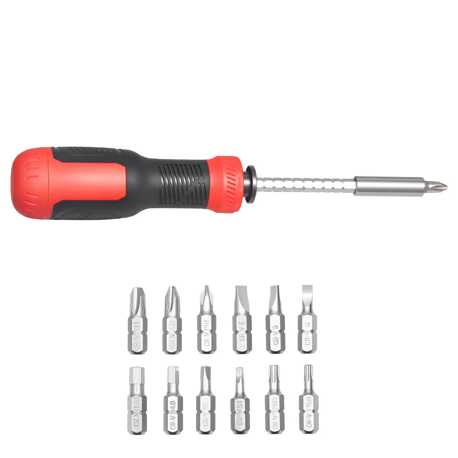 Screwdriver Set, 13 in 1 Magnetic Multi Bit Mini Nut Driver, Phillips, Flat Head, Torx, Square for Men, Manual Precision Repair