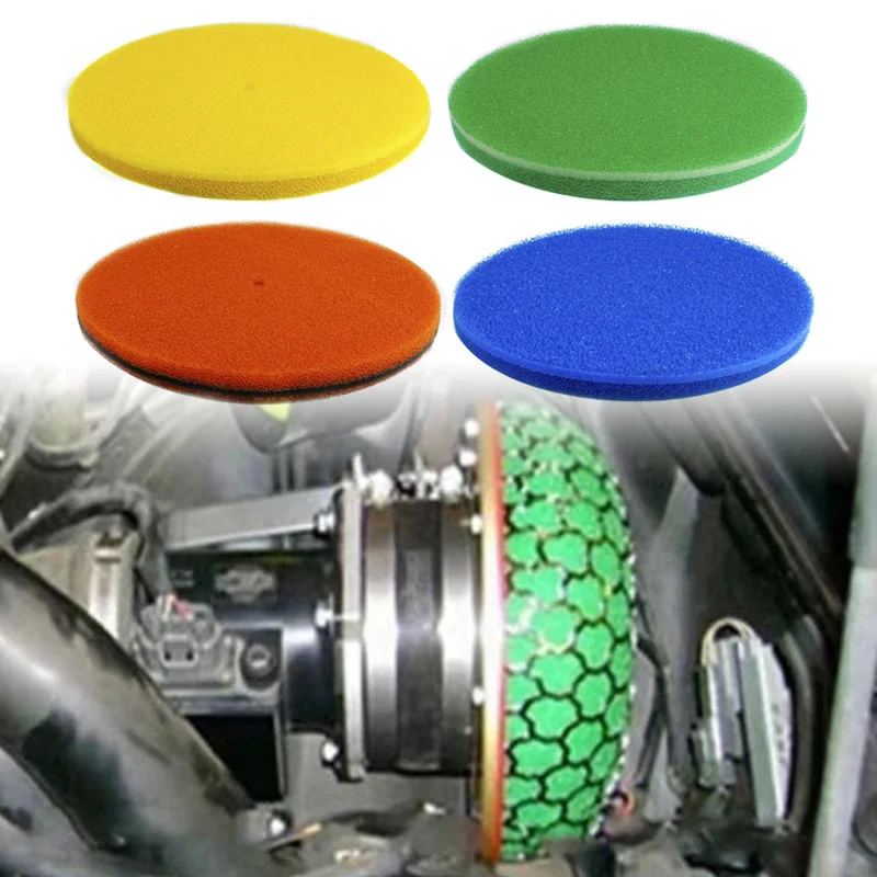 1 piece of car modification mushroom head sponge air filter replacement with three-layer high-flow filter. 25CM high-flow design