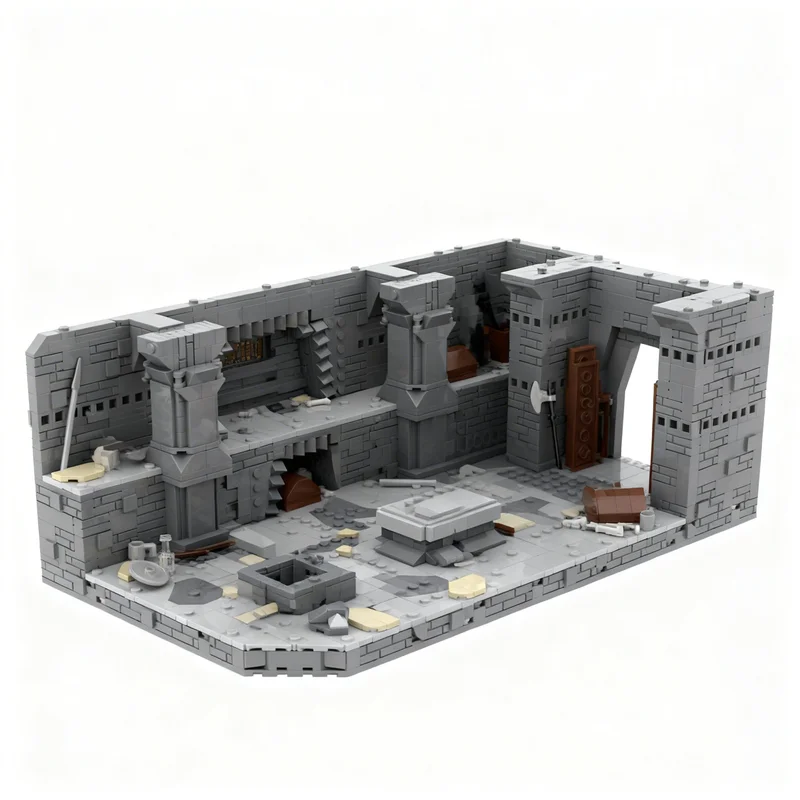Home Decor Medieval - 2037 pz. MOC Miniere di Moria