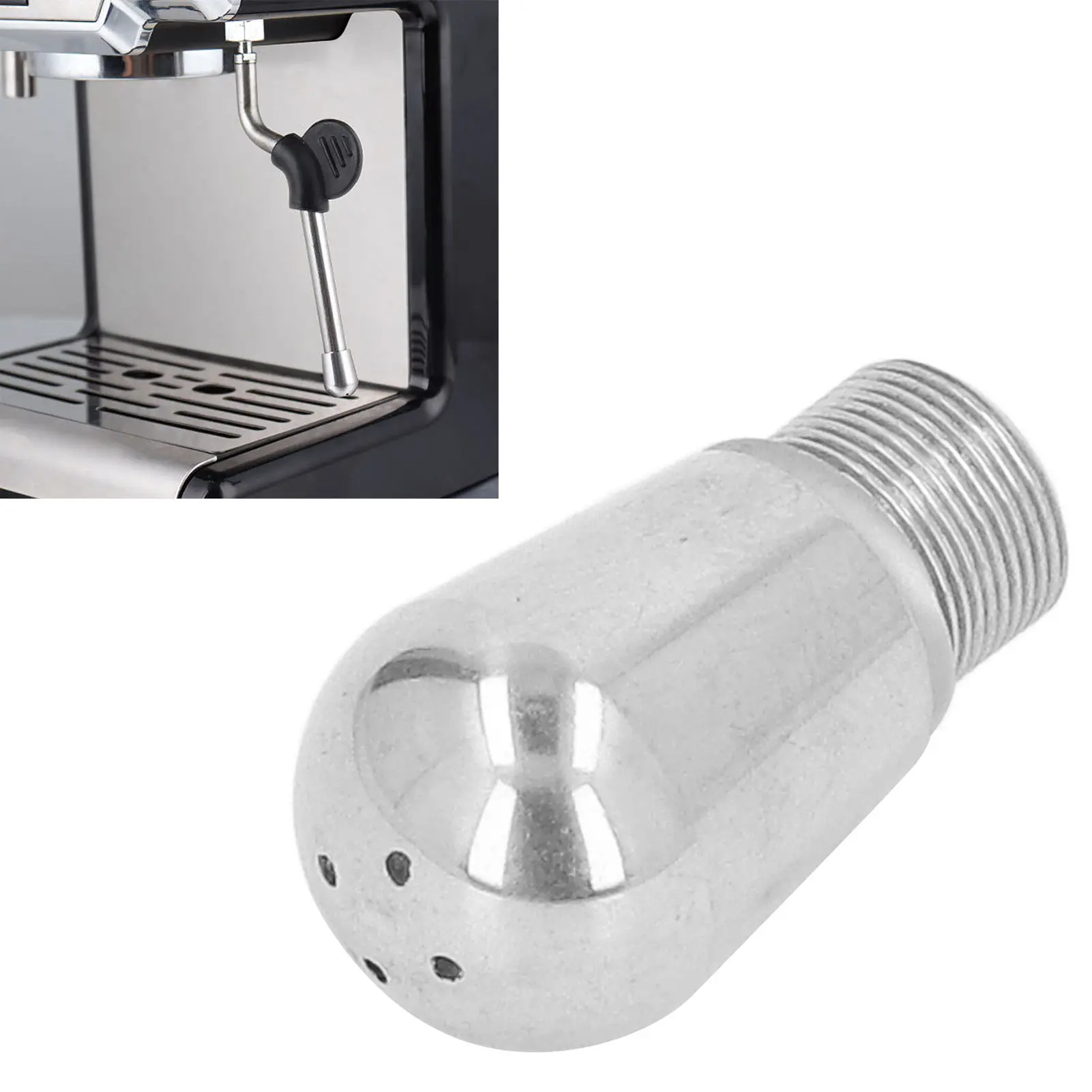 Coffee Machine Steam Nozzle Stainless Steel 3 4 Holes Coffee Maker Milk Foam Spout Tip for 8 Coffee Machine