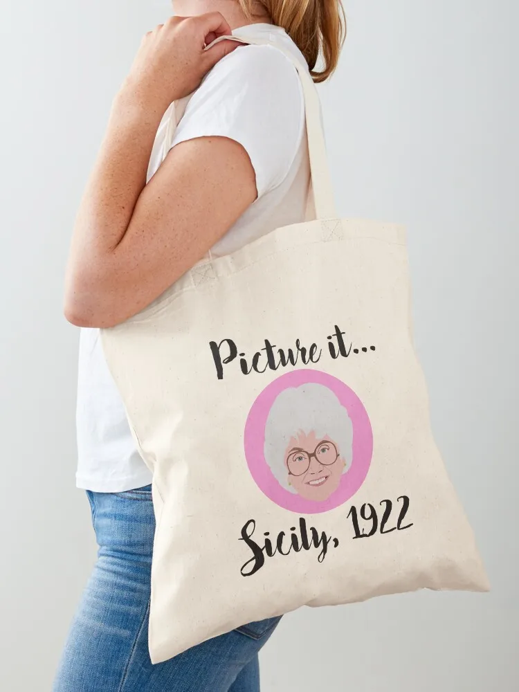 

Picture it Tote Bag shopping bag logo woman shopping bag Cloth bags Eco