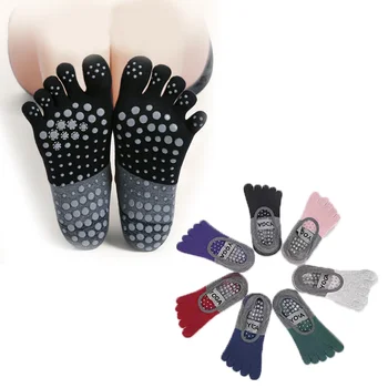 Chaussettes de Yoga à Cinq Doigts pour Femme, Larges Sangles, pour dehors d'Nik, Fitness, Pilates, Été