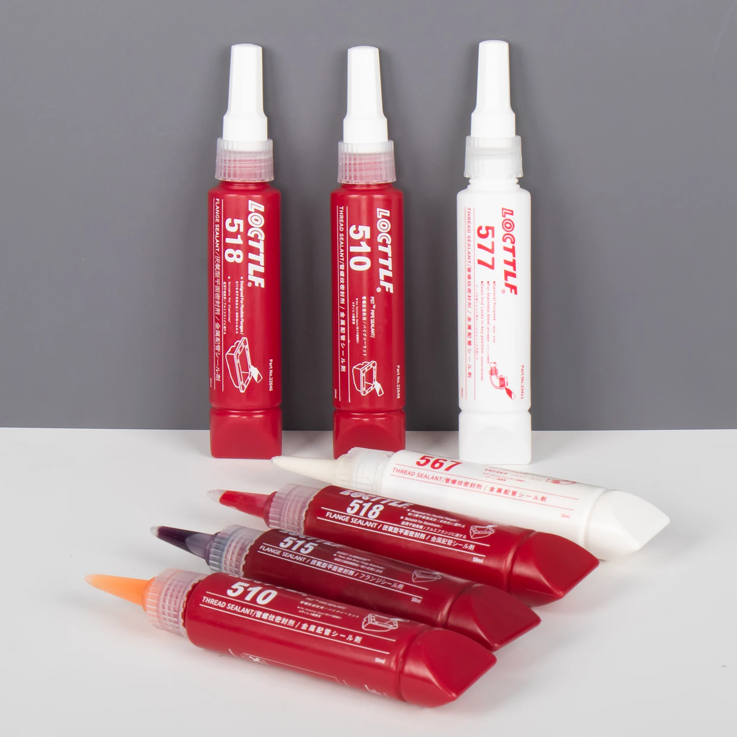 50ML 510 515 518 567 577 Flange Gasket Engine Cylinder Sealant Adhesive Replacement Gasket Resistant High Temperature Lock Glue
