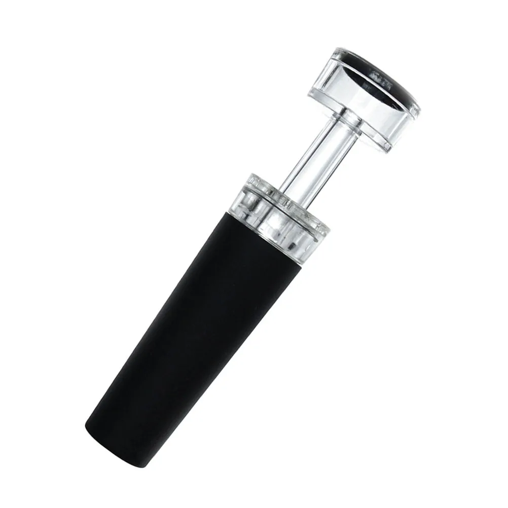 

Vacuum Wine Stopper Acrylic Red Wine Bottle Preserver Plug Stopper Leakproof Sealer Reusable for Home Party Travel