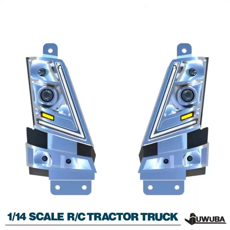 RC 1/14 LED 5V المصباح نظام الإضاءة مصباح ل 1/14 Tamiya مركبة يتم التحكم بها عن بُعد FH16 XL750 56360 56362 56375 Nooxion MFC-03 M24 RC أجزاء