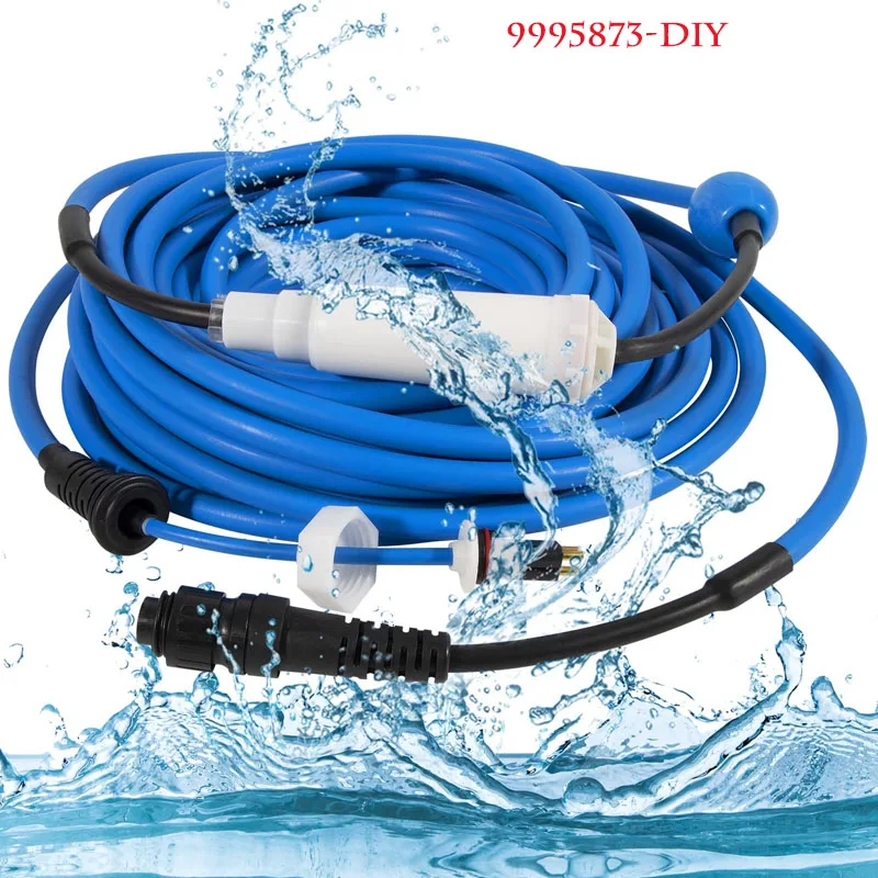 9995873-DIY Cable 3 Wire Assy W/Swivel,Pool Hose Fit For Dolphin Supreme M4, M5, C3, M400, M500, Oasis Z5, Triton Plus, Wave 65