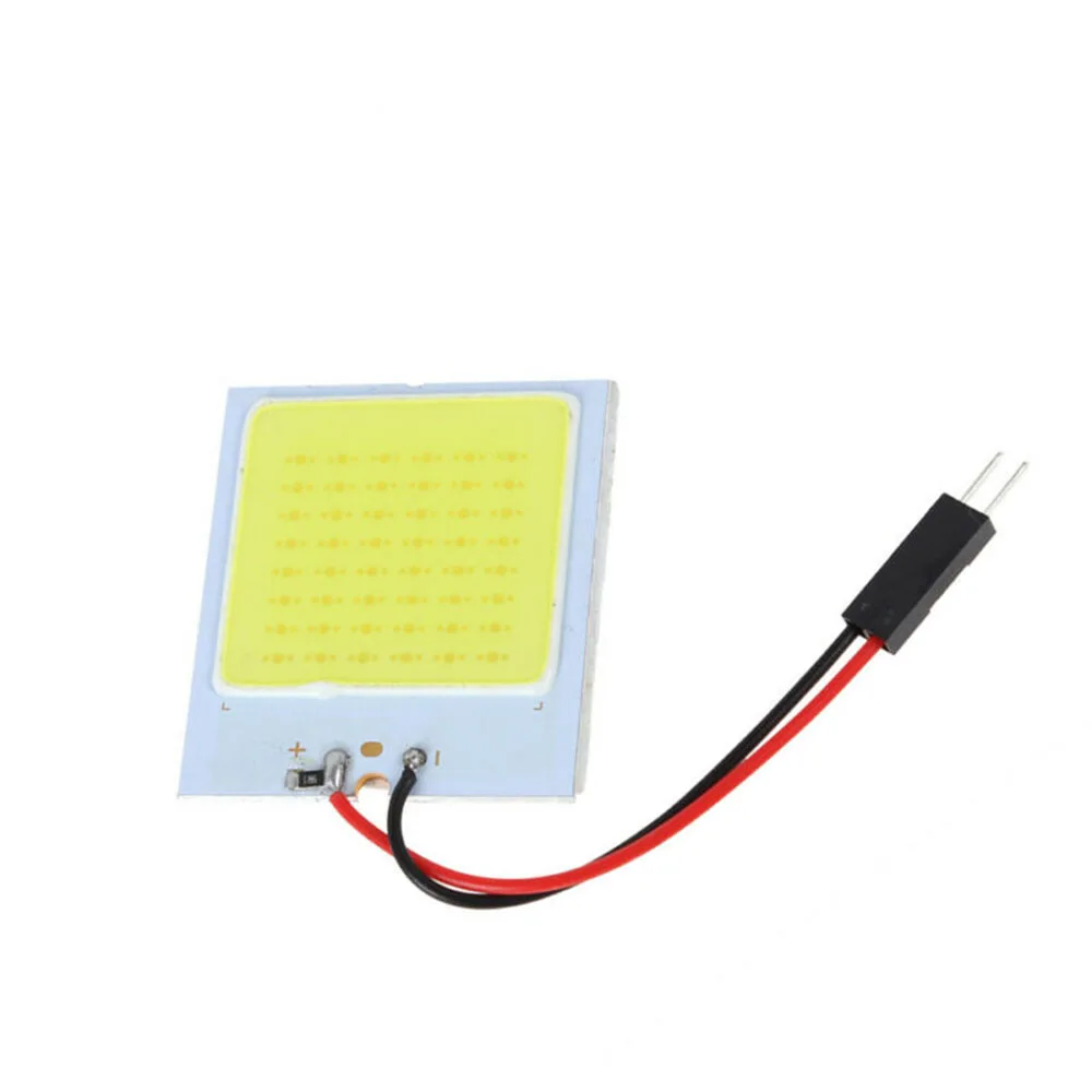 현대 디자인 T10 48SMD 4W 12V COB 램프 전구, 자동차 인테리어 조명, 흰색 돔 패널, LED 고성능 조명 솔루션