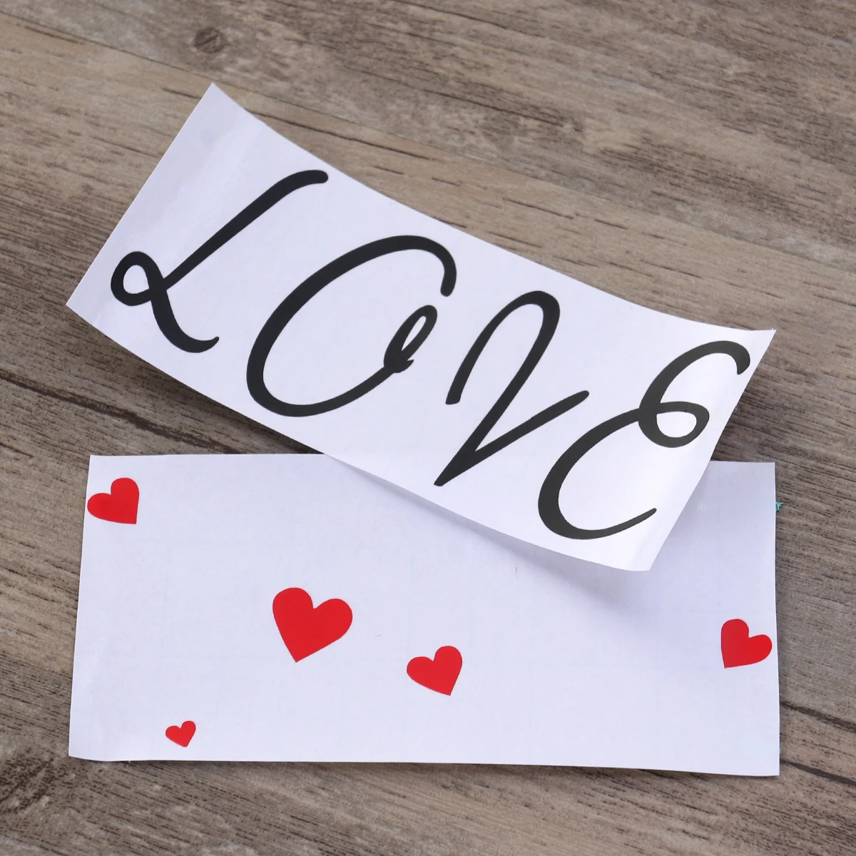 

Romantic 2 color Love Stickers for Glass Creative Heart Window Decor PVC Non toxic Durable Beautiful Design Perfect Gift