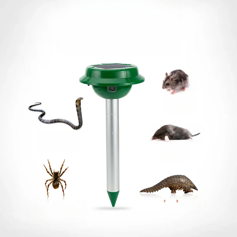 Powder device to drive out long-term household outdoor solar ultrasound powerful to catch and prevent snakes