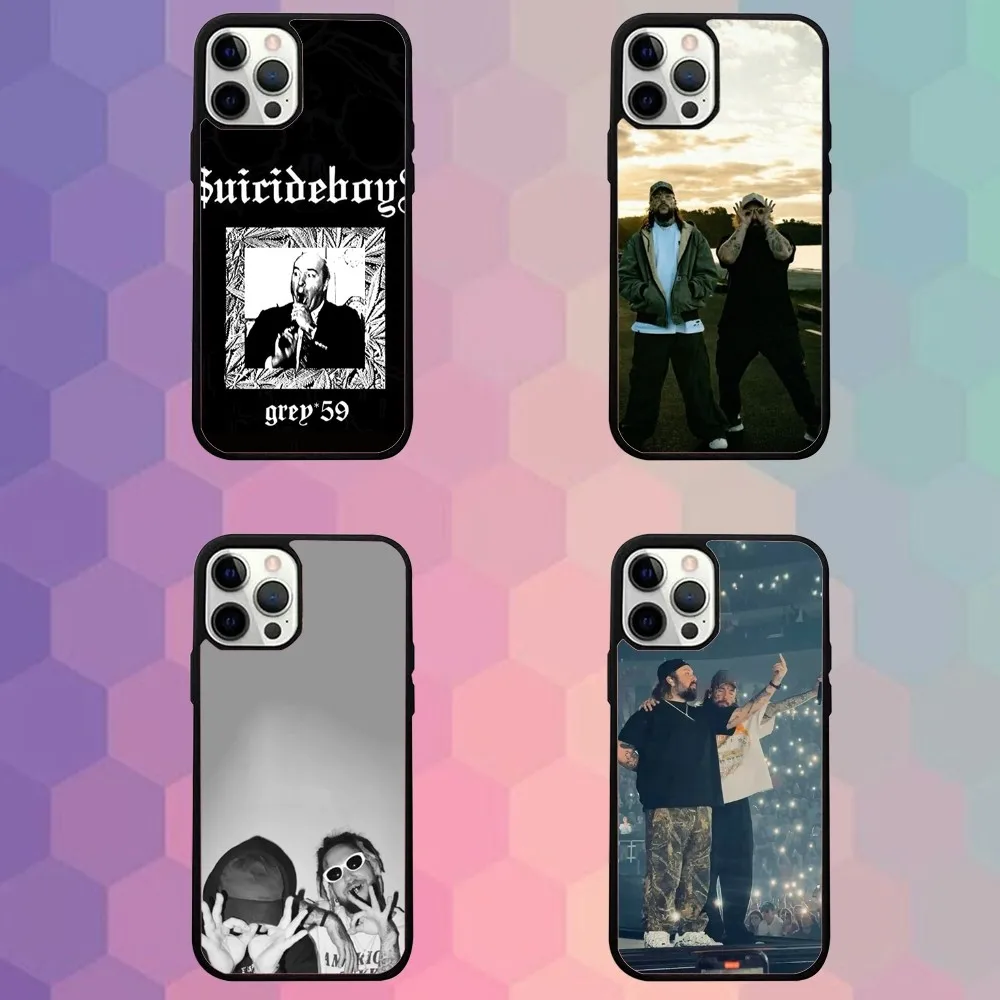 

Rock $uicideboy$S Band Phone Case For iPhone 16e,16,15,14,13,12,11,Plus,Pro,Max,Mini Magsafe Magnetic Wireless Charging