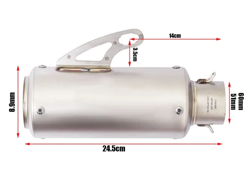Imagen 2 del producto Tubo de Escape Universal para motocicleta SC, Escape para Moto DB Killer Proyect para Yamaha R6 mt15 R1 R3 MT07 Z900 DUKE 390 CBR500 R15 V3