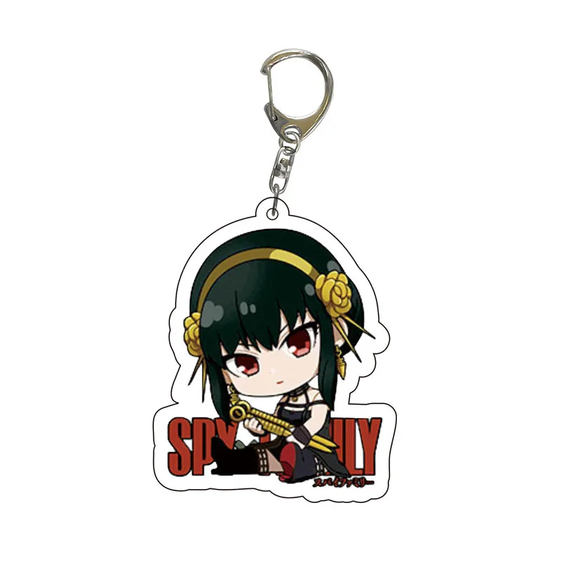 Spy x Family Acrylic Keychain Anime Merchandise Loid Forger Anya Yor Forger Cosplay Accessories Gift for Fans Collection Cute view 5