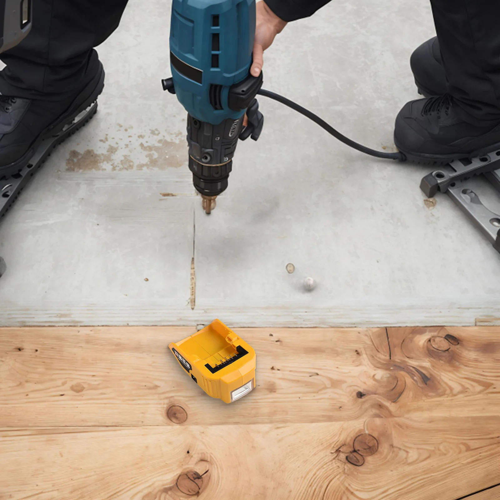 

Адаптер для светодиодной рабочей лампы, USB-аккумулятор, зарядное устройство для литий-ионных аккумуляторов DCB091, конвертер для литиевых батарей, инструменты для адаптеров