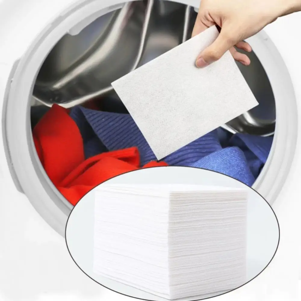 1/2/4PCS Laundry Papers Eliminating Odors Anti Staining Proof Color Absorption Sheet Household Non-woven Fabric Grabber Cloth