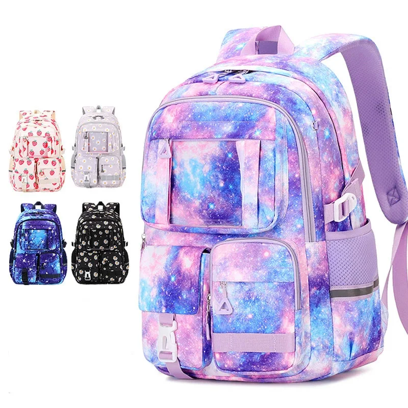 

3 Pcs/Set Children School Bags Girls Teenage Book Bag Youth School Backpack Travel Junior High School Students Laptop Backpack