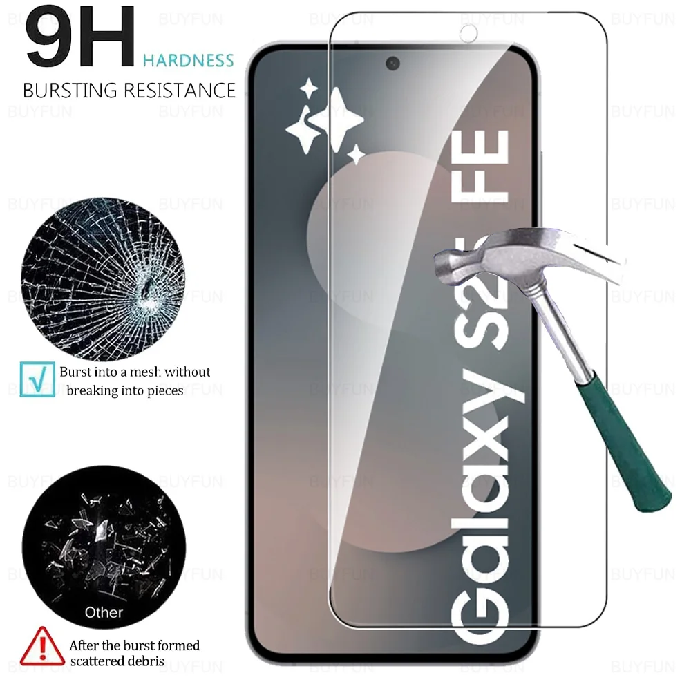 Samsung Galaxy S25 FE用 強化ガラス 2枚入り SamsungS25FE GalaxyS25FE S25FE S 25 F E 5G 画面保護フィルム スマホカバー
