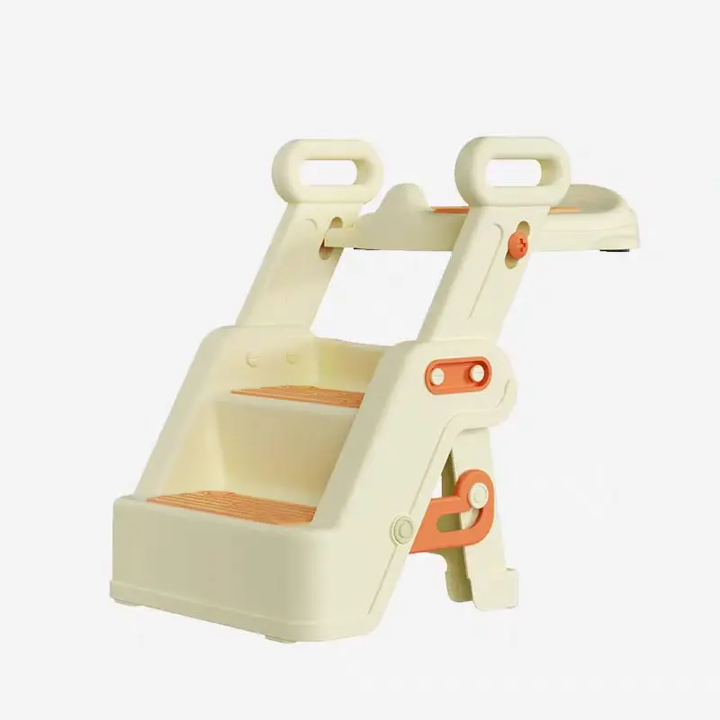 Bangku Tangga Latihan Toilet Anak – Riser Kursi Potty Lipat Anti Selip untuk Anak Laki-Laki/Perempuan Mendukung 60kg – Penggunaan di Rumah/Perjalanan