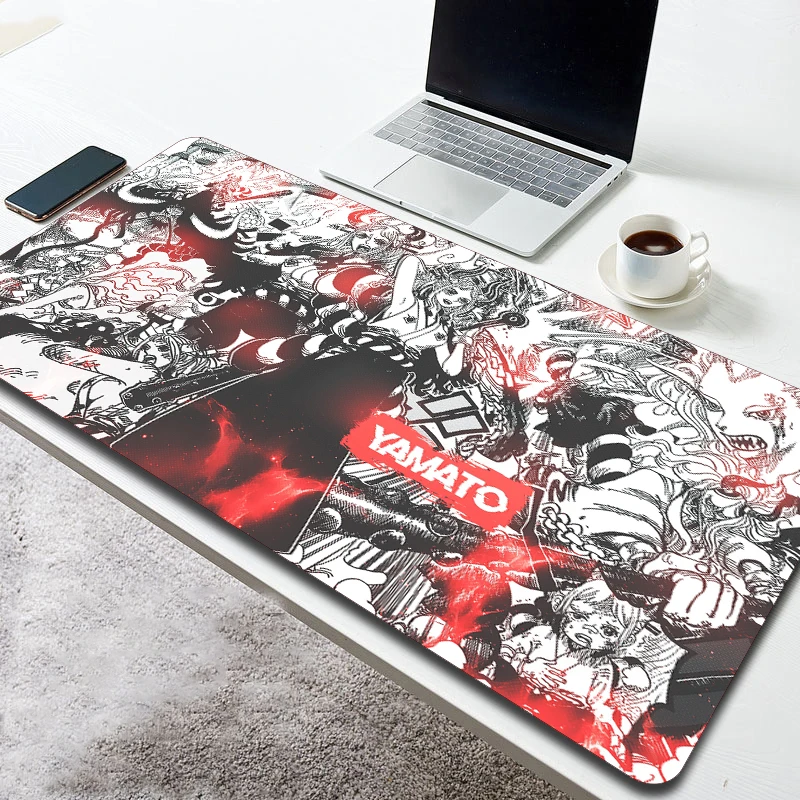 

40x90 Yamato Mange Mouse Pad Gamer Computer Table Pad XL Anti-slip Anime Mousepad Gaming Hoom Accessories Kawaii Desk Mat Carpet