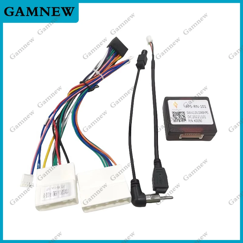 Car 16pin Wiring Harness Adapter Canbus Box Decoder For Renault Captur Clio 4 Opel Vivaro B RP5-RN-101