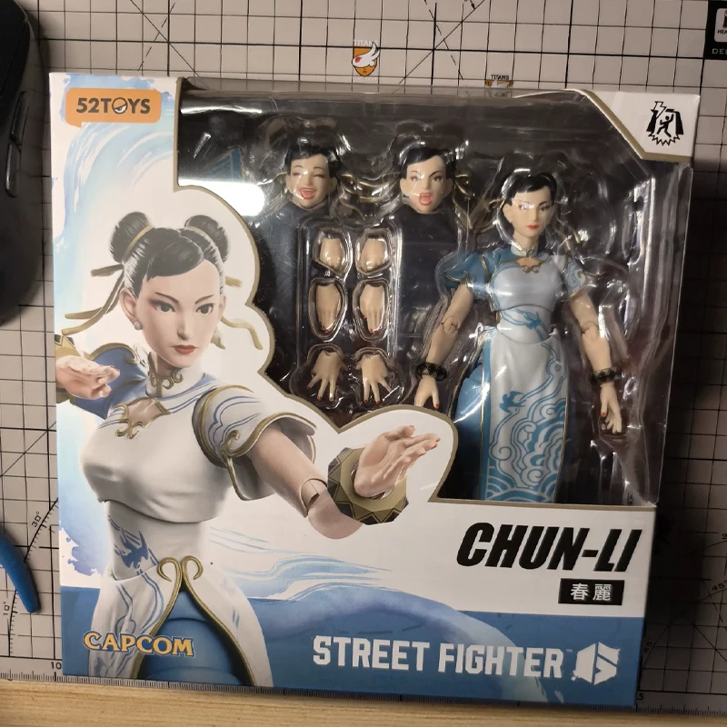 

In Stock 52toys Lightning Dance Street Fighter 6 Chun-Li Ryu 1/12 Action Model Collectible Decoration Ornament Model Toy Gift