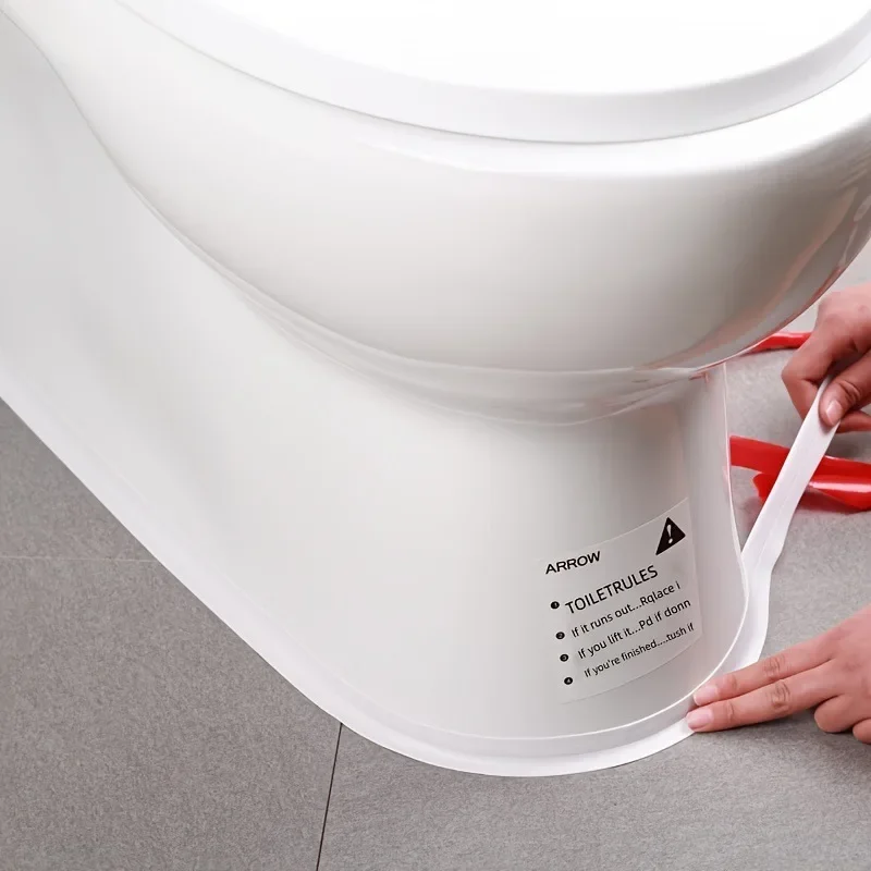 1 Roll Self-adhesive Sealing Tape Kitchen Sink Edge Caulk Tape Waterproof Oil-Proof PVC Bathroom Toilet Corner Wall Stickers