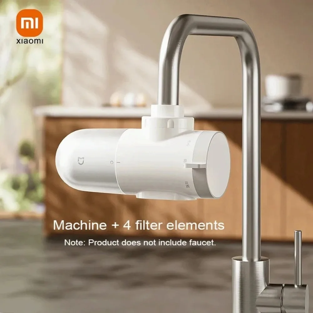 

Фильтр для воды Mijia Faucet Water Purifier 2 для кухонного крана, бытовой, с видимым индикатором, система фильтрации с активированным углем, очиститель воды 2