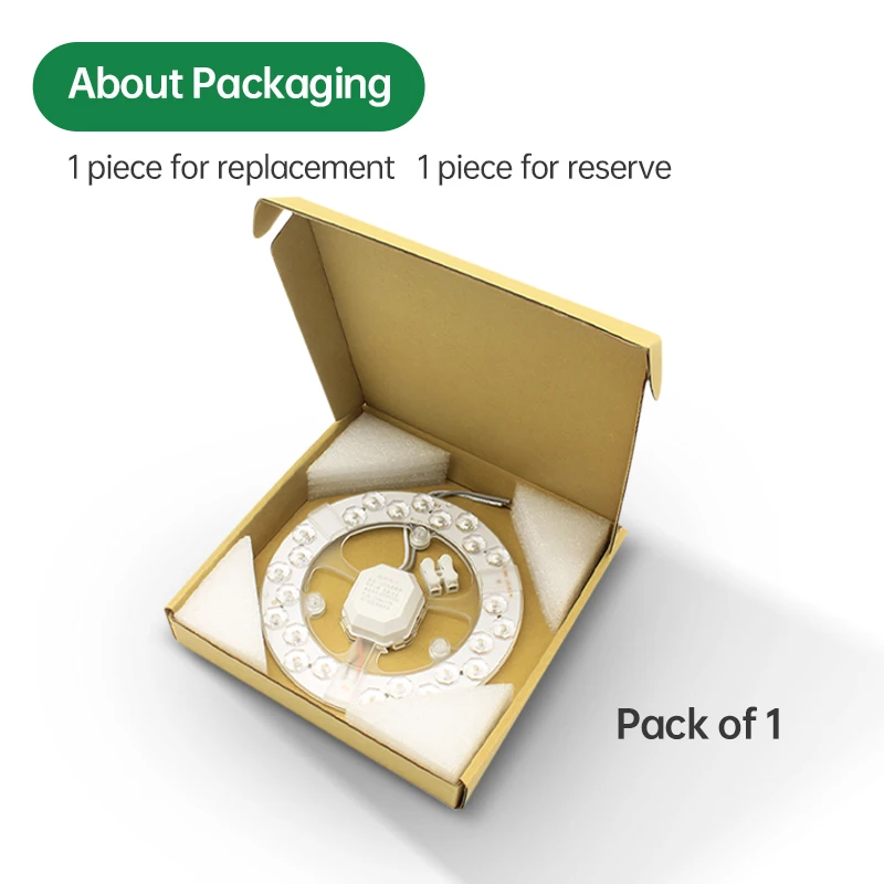 Led ضوء السقف استبدال وحدة 220 فولت Led لوحة 24 واط دائرة مستديرة مصباح ليد لوحة لوحة تركيبية لمصباح السقف وأضواء المروحة #6