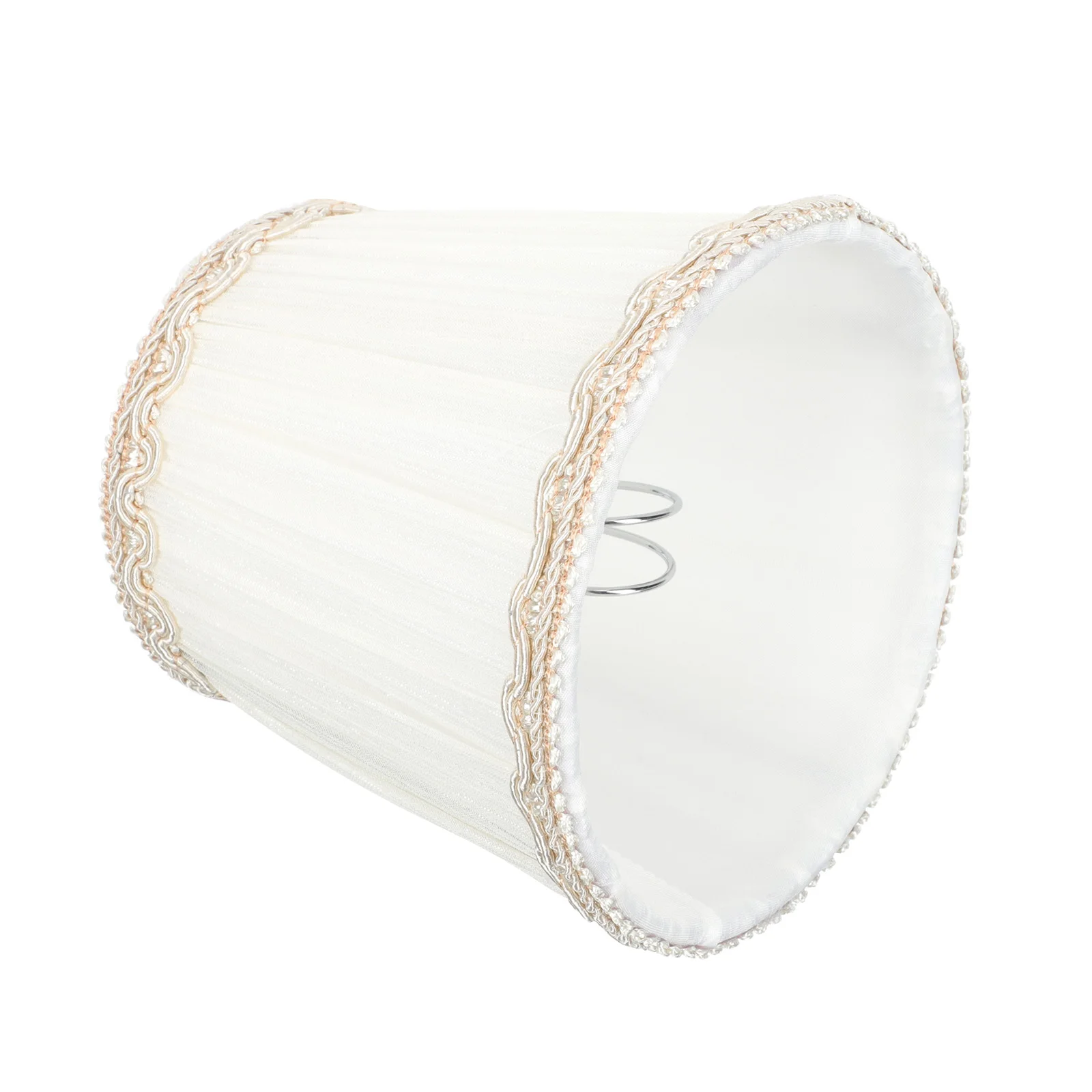 

Fabric Iron Lampshade Cover Replacement for Floor Desk Table Lamp Shades Protector Light Easy Install Home Decor