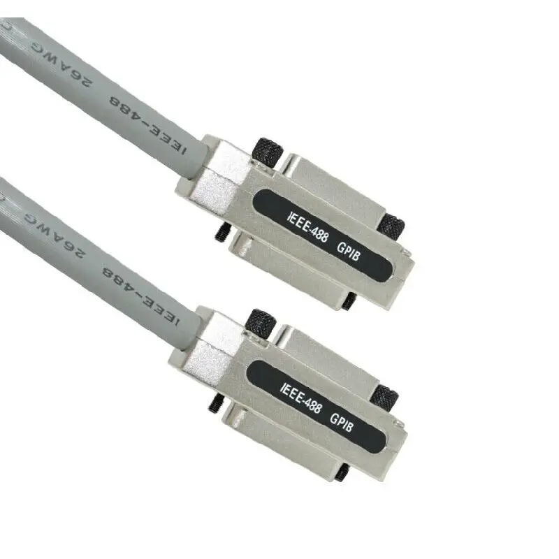GPIB IEEE-488 كابل بيانات خط كابل محطة بيانات سلك معدني محول التوصيل و Play1m 1.5m 3m خطوط نقل الصف الصناعية