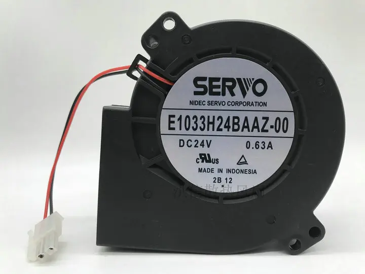 

SERVO E1033H24BAAZ-00 DC 24 В 0,63 А 97x97x33 мм 2-проводной 97 мм охлаждающий вентилятор