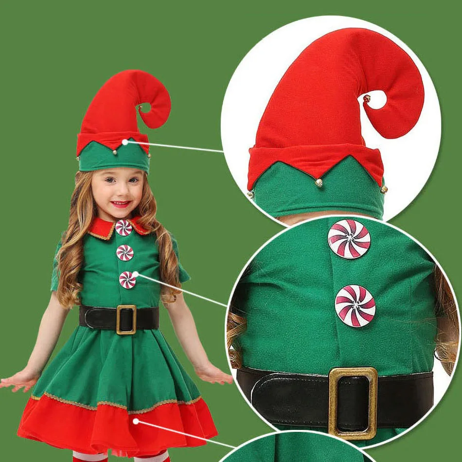 Christmas Children Sets Santa Claus Cosplay Family Matching Outfits Lively lovely Fashion Suitable Celebrate the Festive Season