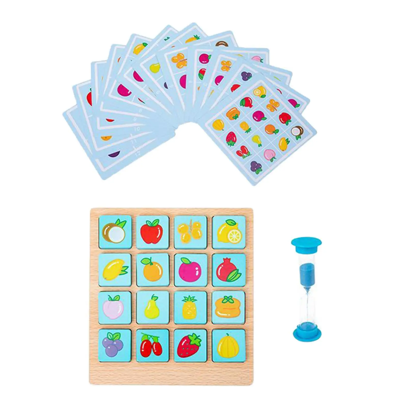 Kids Party Game Wooden Memory Match Chess Game Cognitive Ability Toy