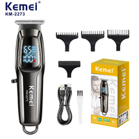 Kemei KM-2273 Rechargeable Electric Hair Clipper Professional Cordless Hair Trimmer Barber Hair Cutting Machine For Men