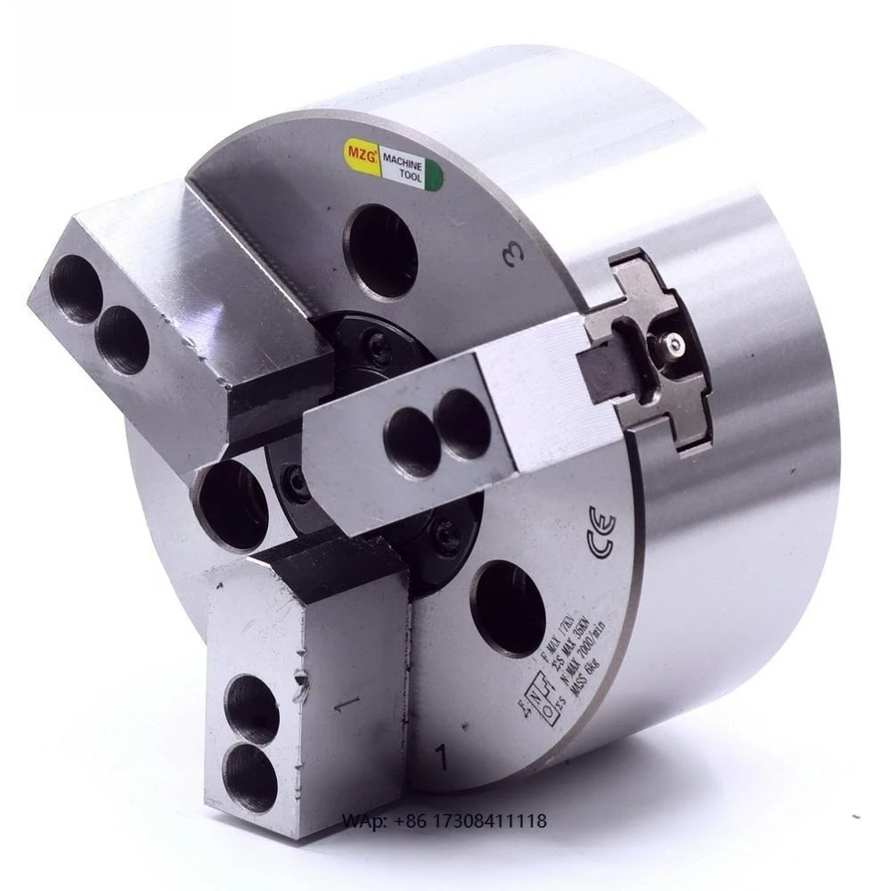 

Расточная резка Токарный инструмент Обработка отверстий Гидравлическая полая мощность 3-кулачковый токарный станок Силовой патрон 4 5 6 8 10 дюймов