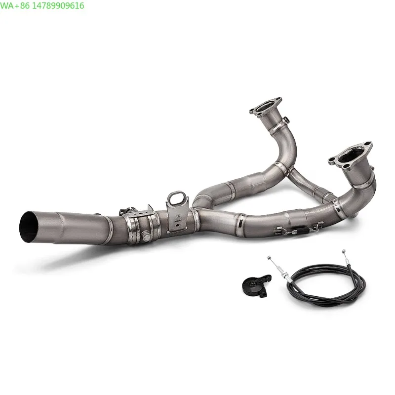 Forged Exhaust System For MotorcycleSuitable For  R1300GS R1300 Adventure Titanium Head Tube With 60mm Valve Exhaust System E