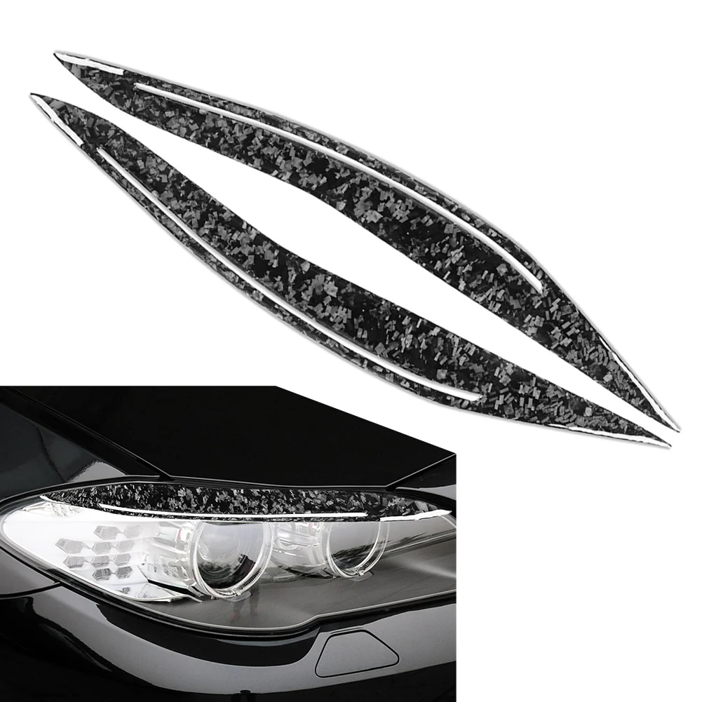 

Car Headlight Eyebrow Eyelid Cover Decoration Trim Sticker For BMW 5 Series F10 2010 2011 2012 2013