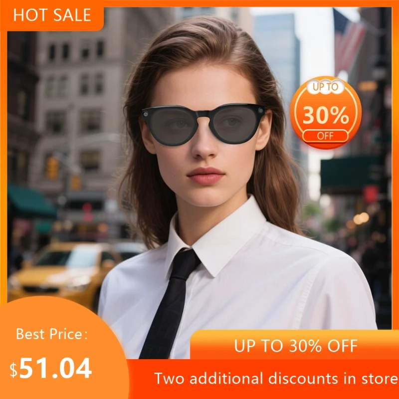 

Cross Border 800W Pixel Smart Glasses Camera AI Translation Object Recognition Bluetooth Calling Music AI Glasses Dropshipping