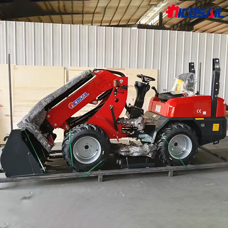 

KZL918 Telescopic Loader 2100kg Net Weight 12km/h Travel Speed CE In Stock