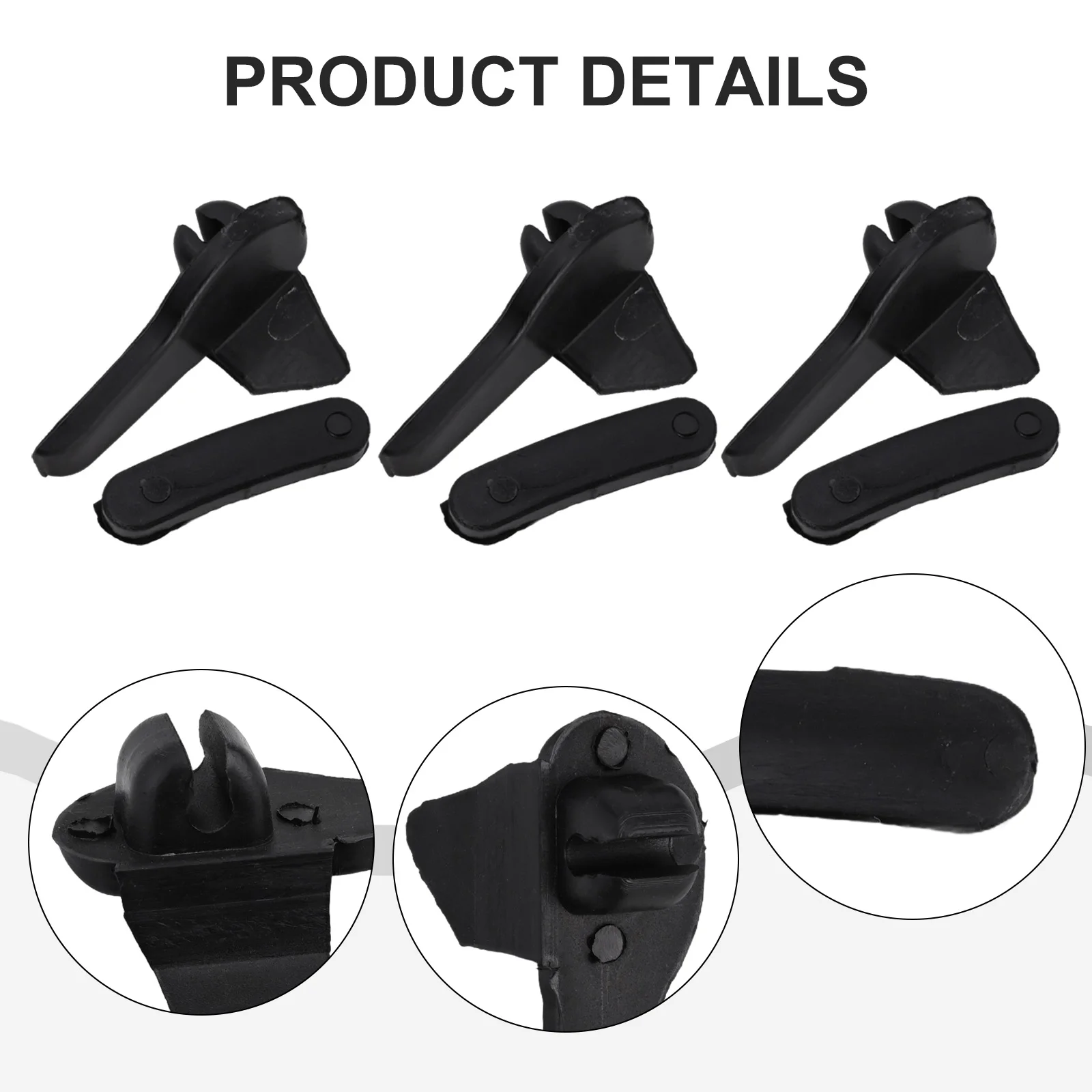 Para cambiar neumáticos, pieza de cambiador de neumáticos, Color de inserción, Material plástico negro, ajuste cómodo, diseño fácil de usar