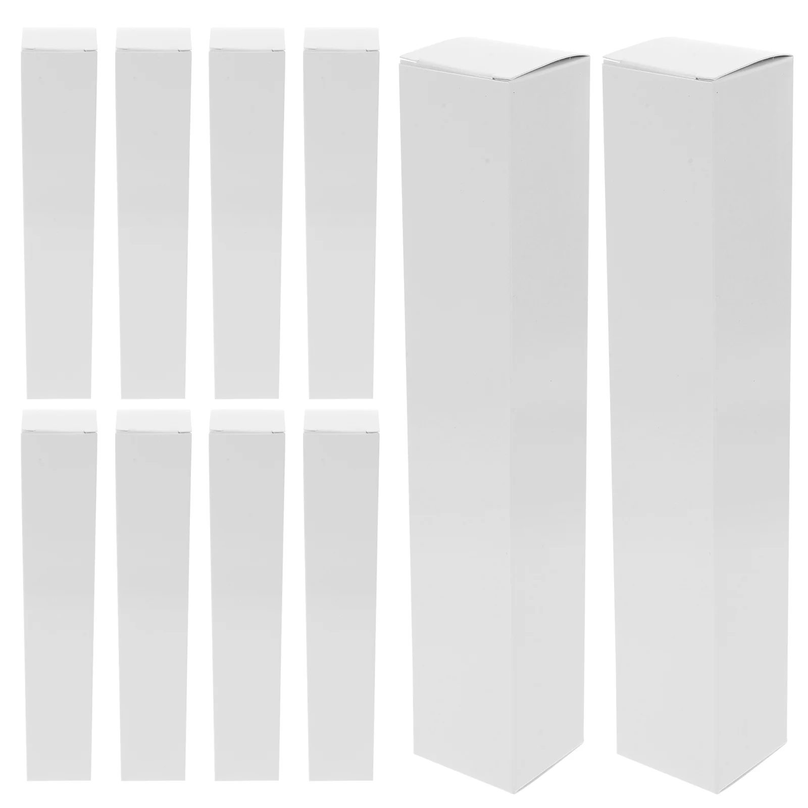 20 قطعة صناديق تخزين مروحة قابلة للطي مادة ورقية لتقوم بها بنفسك سطح فارغ أنيق منظم مروحة صندوق تخزين الزينة العملية