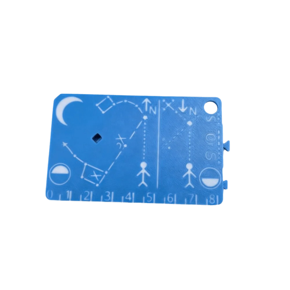 Portable Pocket Survival Guide Card Compact Size Mini Survival Reference Card Wallet Size Waterproof Survival Navigation Card