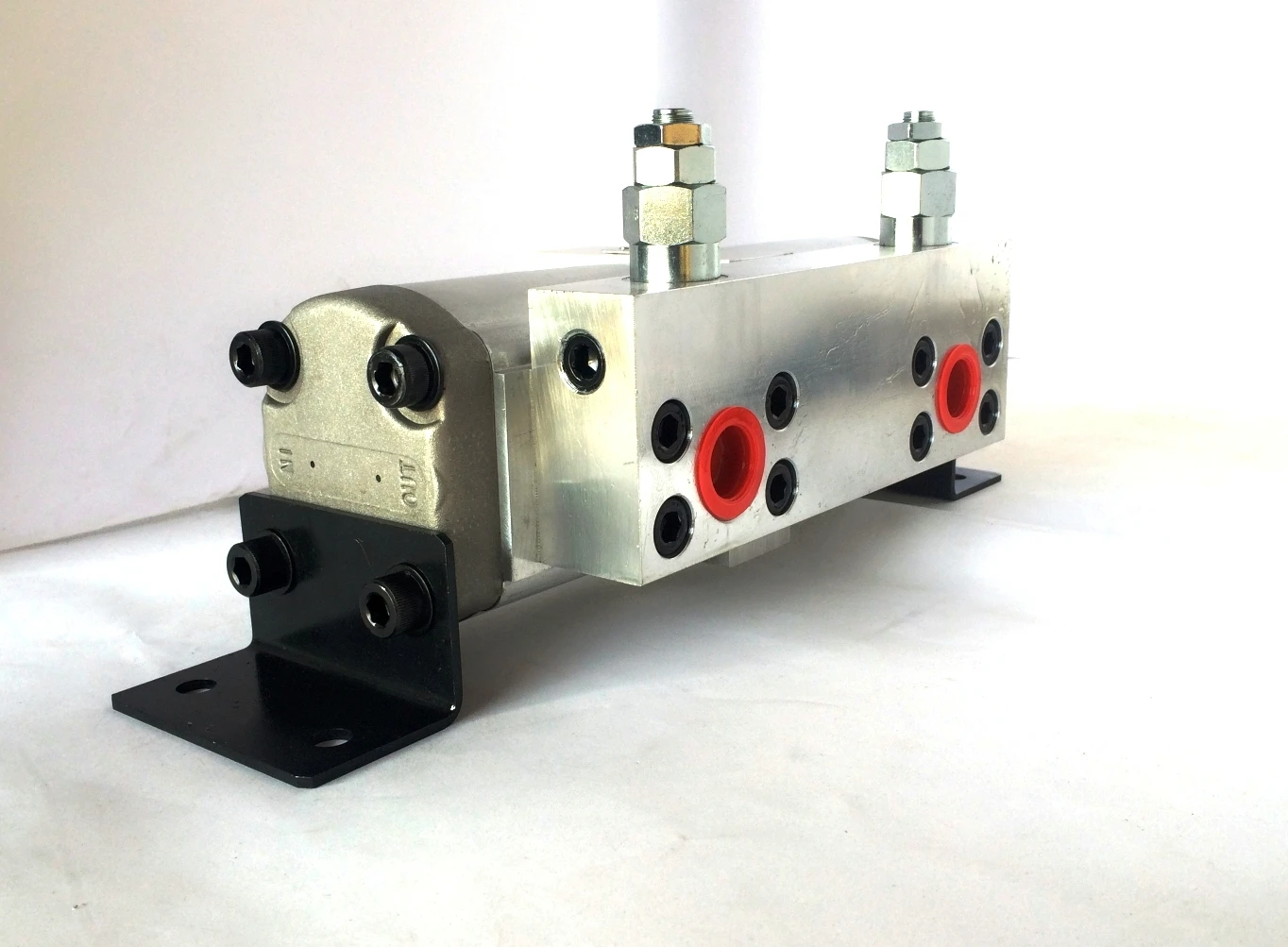 LCH Hydraulic Gear Flow Dividers Group 2 Section Flow Divider Motor