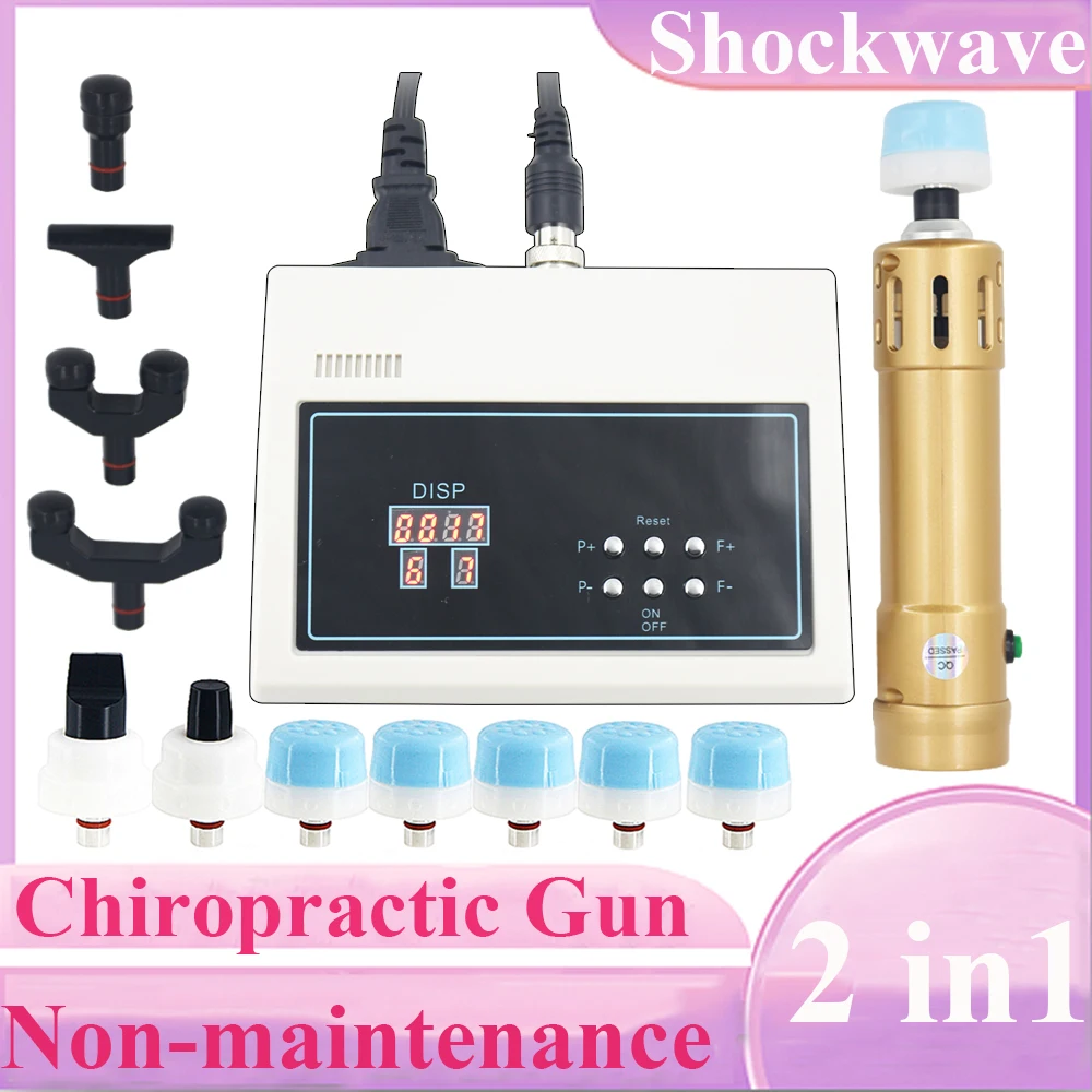 

Home Use Shockwave Therapy Machine ED Treatment Pain Relief Massager Relax Muscle Shock Wave Chiropractic Tool 2 IN 1 2024 New