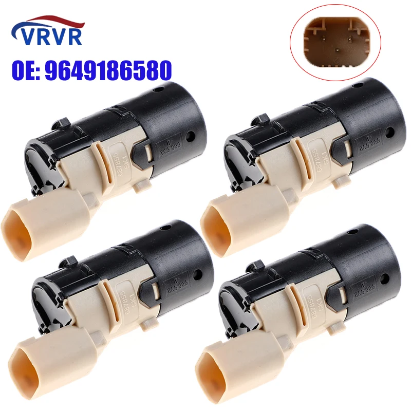 VRVR 9649186580 Car PDC Parking Sensor 9653139777 1687921A 659095 9649186580 For Peugeot Citroen C2 C3 C4 Renault 307 SW CC