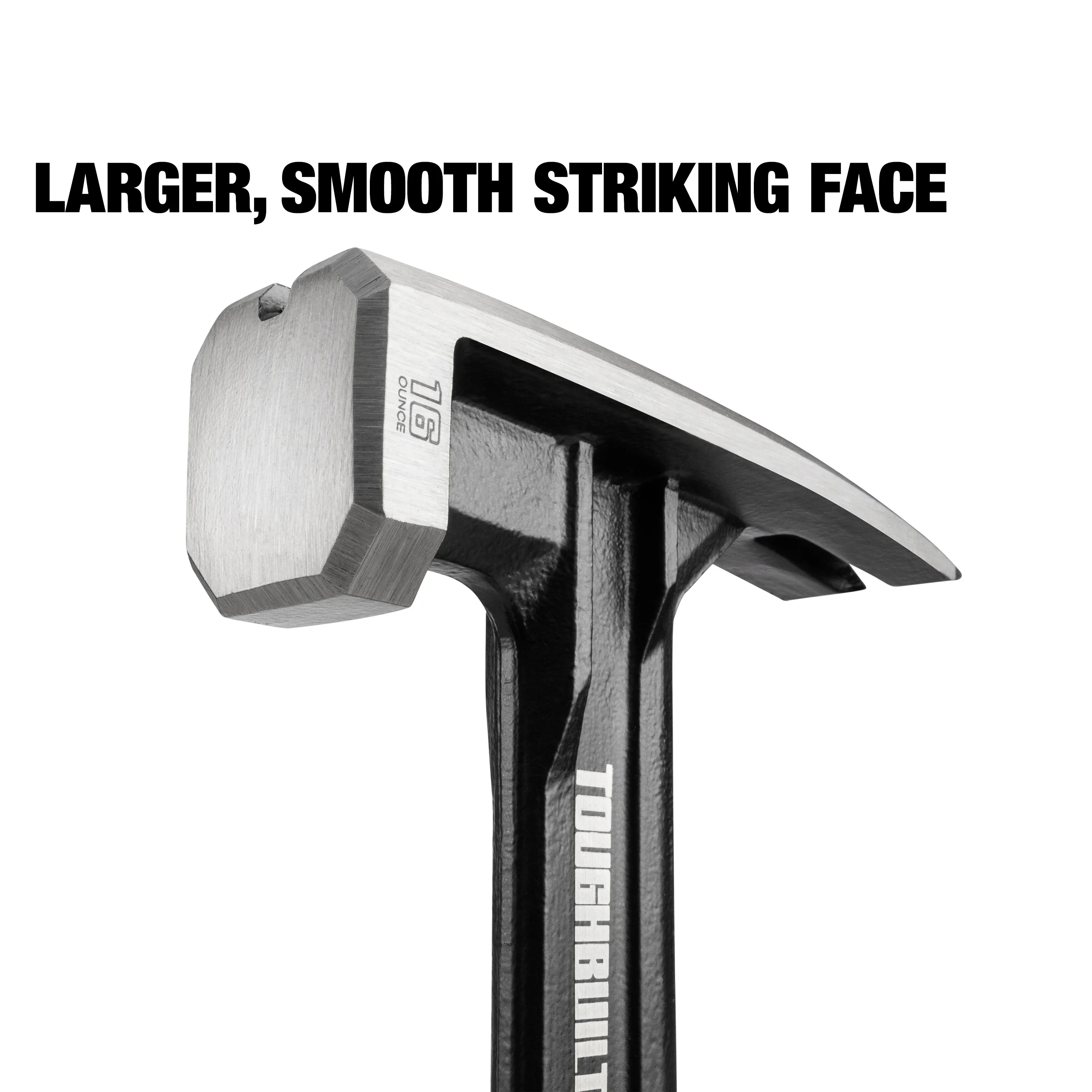 Imagem -03 - Toughbuilt-smooth Face Steel Head Rubber Rip Framing Hammer Tb-h11r-s16 S18 16 oz 18 oz
