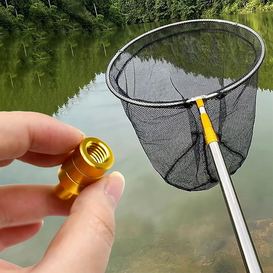 Topranc Fischnetz Pole Griff Stecker M6 M8 M10 M12 Adapter Konverter Halterung Schraube Angeln Kescher Kopf – Detail 6