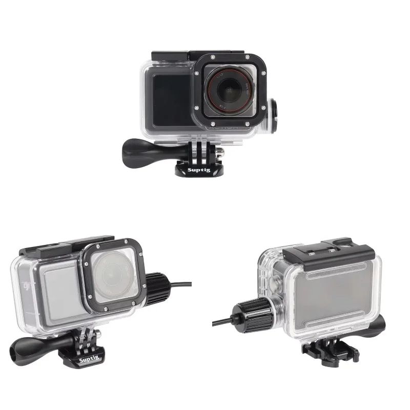 

DJI Camera Accessories Chargering Waterproof Case/Portect Frame Motocycle Charger Shell Housing /Box/USB Cable for Action 3/4/5