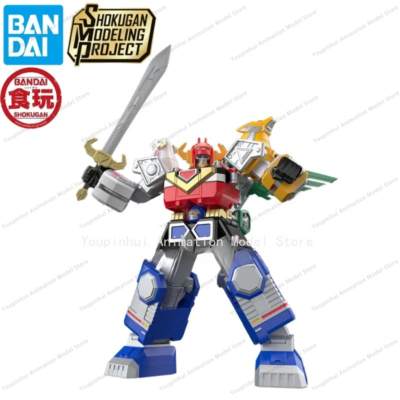 In stock Bandai Original SMP SHOKUGAN MODELING PROJECT Star Animals Rangers Galaxyman Model Kit Action Figure Toy