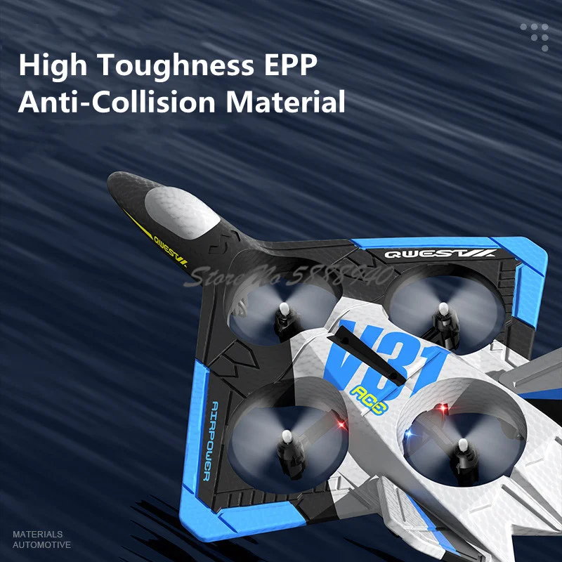 4K Camera Aerial Remote Control Fighter 2.4G 150M 3D Roll Attitude Hold Headless Mode EPP Gravity Induction RC Airplane Model